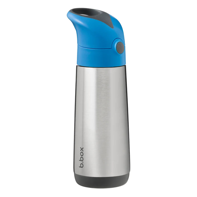 b.box Termo bočica sa slamkom, 500ml – blue slate