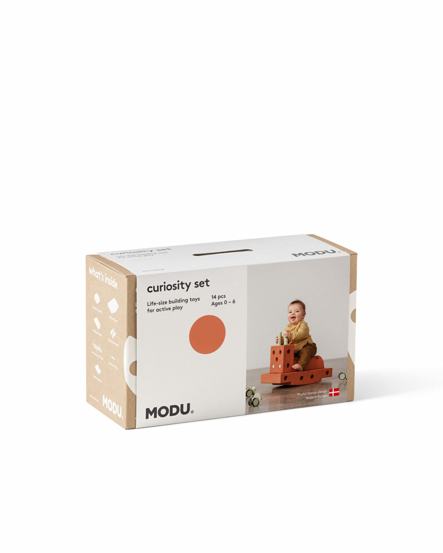 MODU Curiosity set, Burnt Orange/Dusty Green