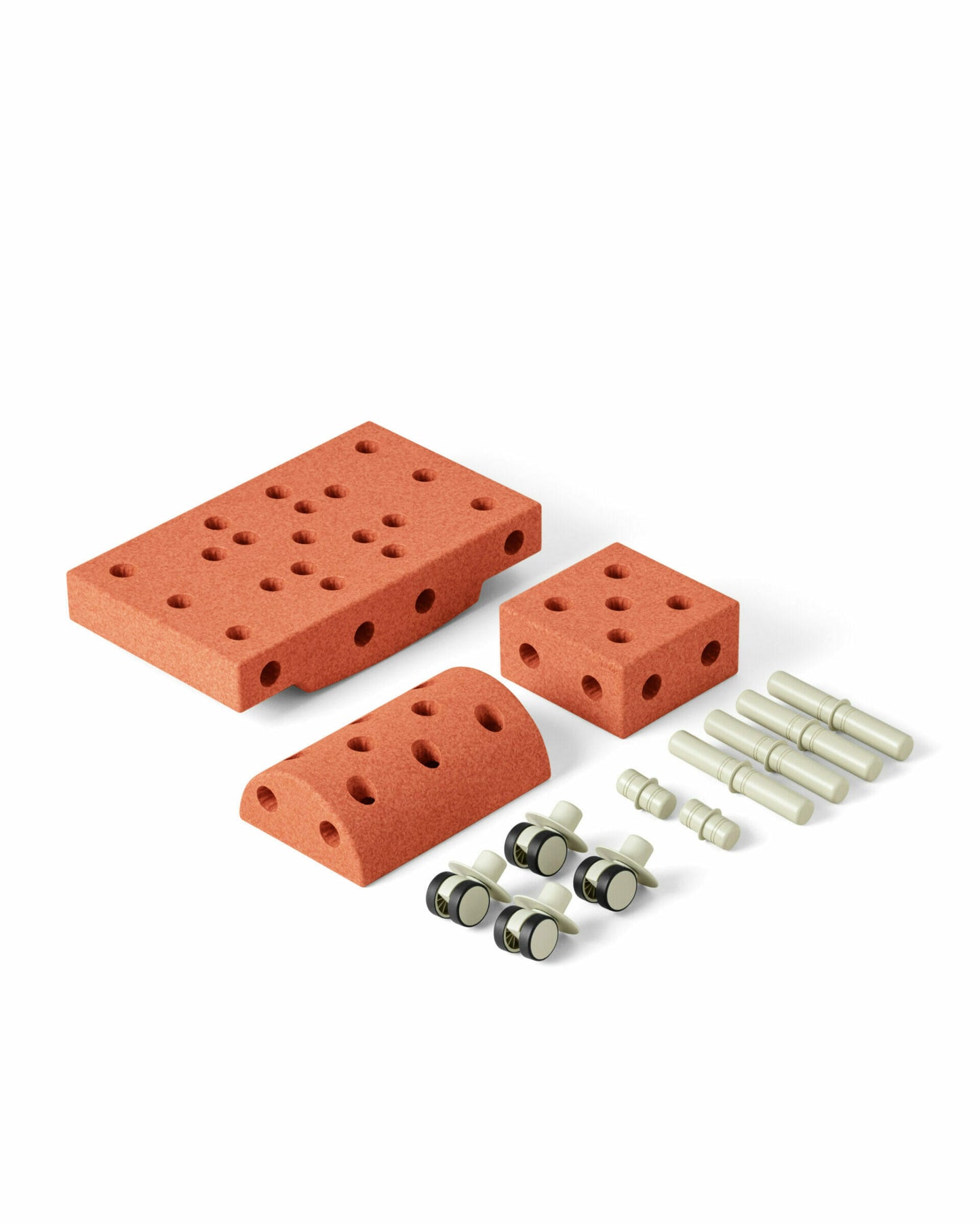 MODU Curiosity set, Burnt Orange/Dusty Green