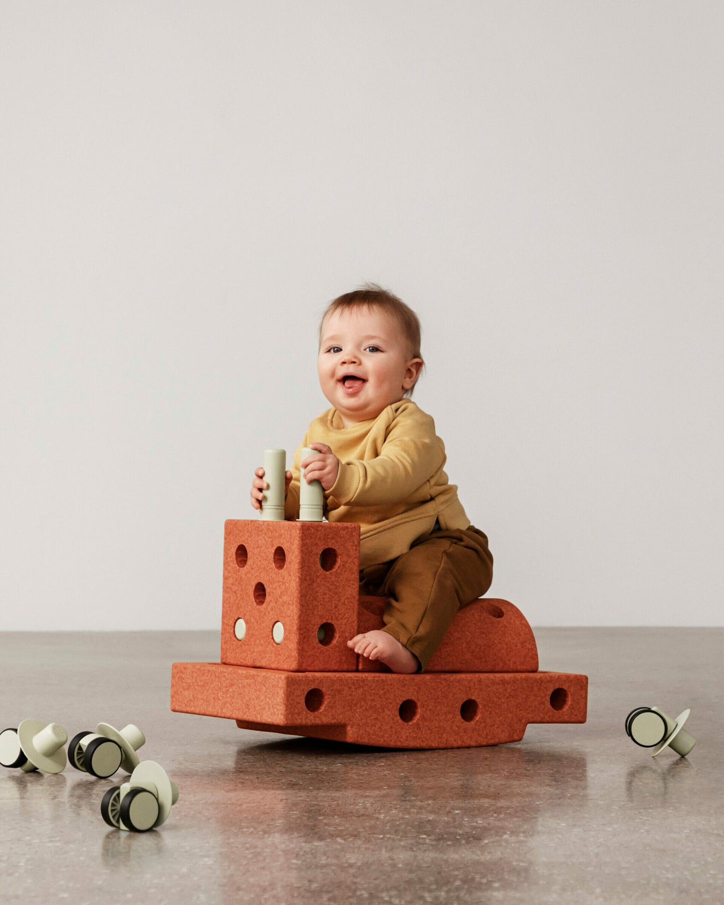 MODU Curiosity set, Burnt Orange/Dusty Green