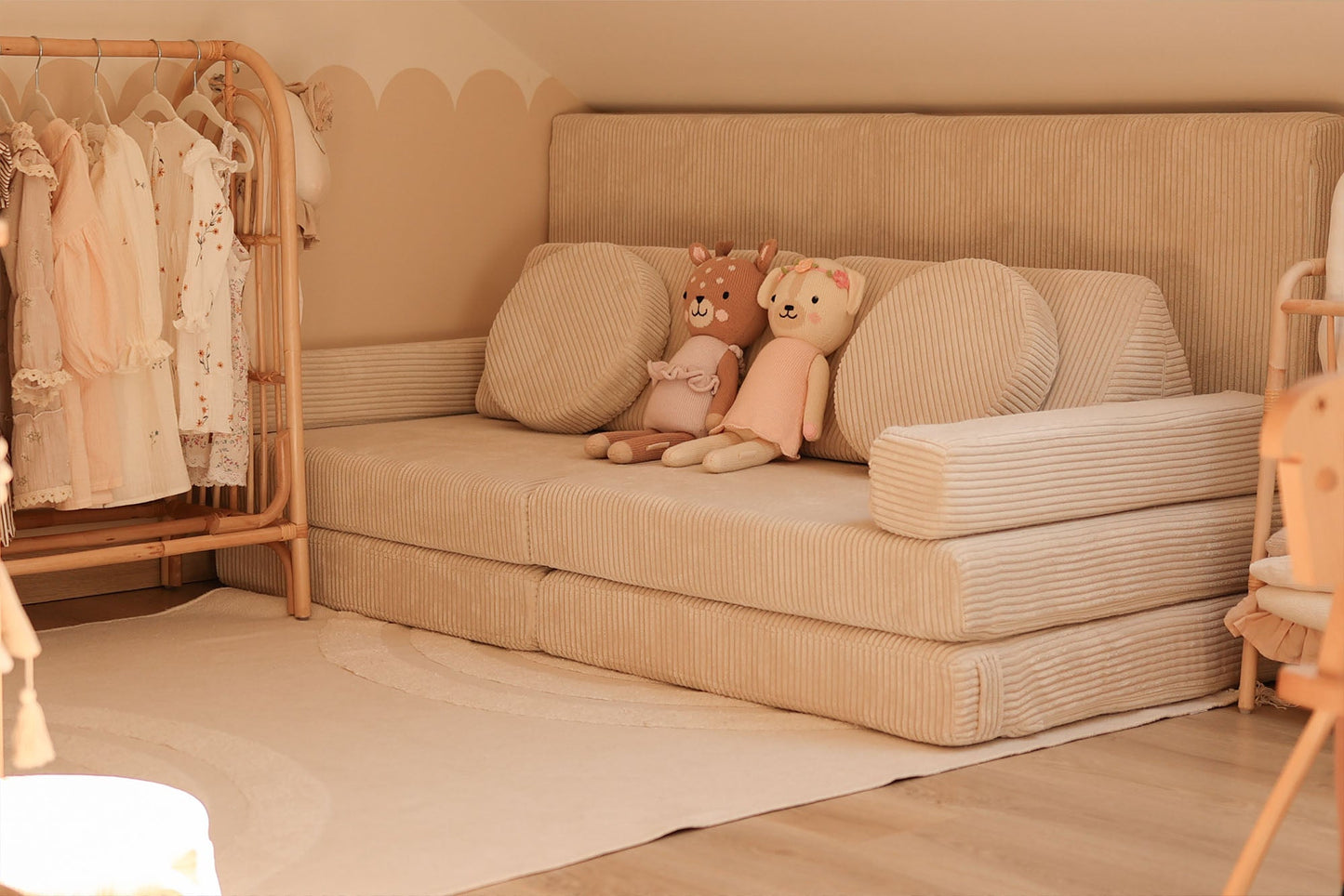 Shappy Play Sofa Pure Corduroy Vanilla