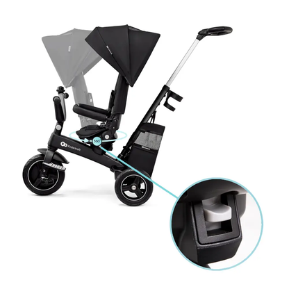 Kinderkraft Tricikl EASYTWIST crna