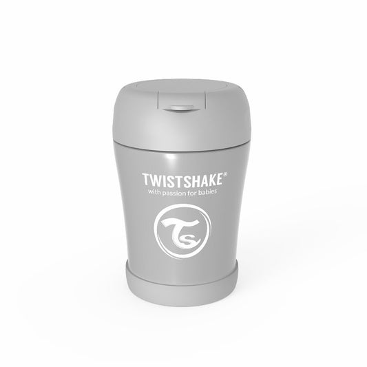 Twistshake termo posudica za hranu 350ml Pastel Grey