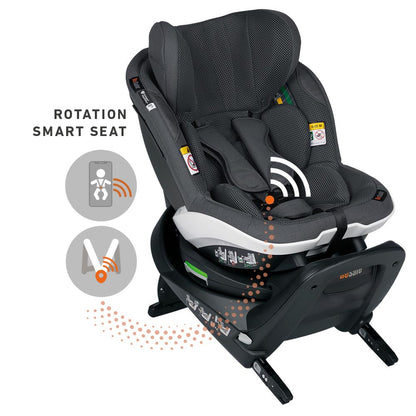 BeSafe iZi Turn M i-Size, Anthracite Mesh, tamno siva