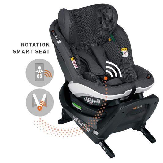 BeSafe iZi Turn M i-Size, Anthracite Mesh, tamno siva