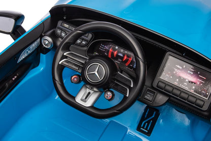 Mercedes-Benz AMG SL63 plavi - auto na akumulator