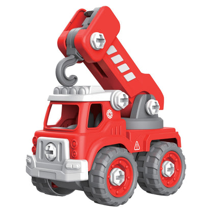 Edushape igračka Truck-O-Bot 5u1 Fire Rescue - crvena