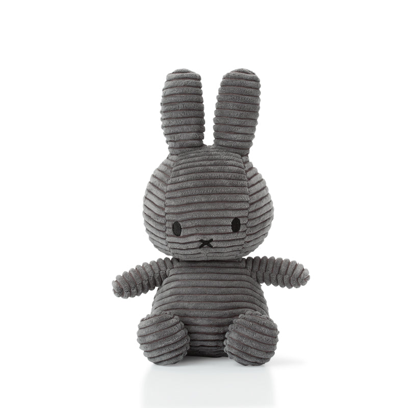 Miffy Corduroy Grey - 23 cm