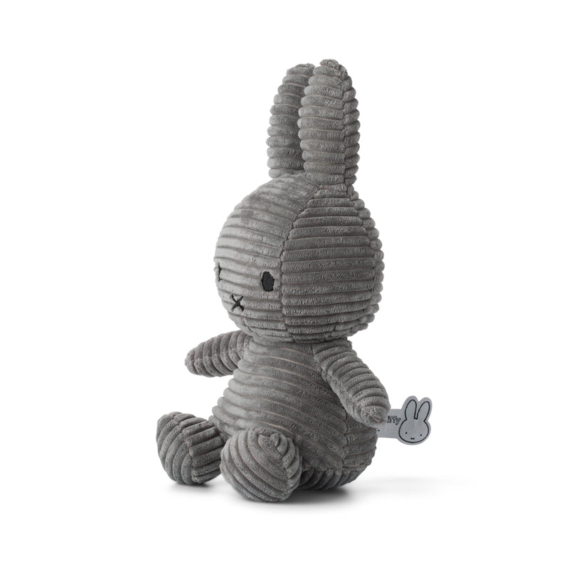 Miffy Corduroy Grey - 23 cm