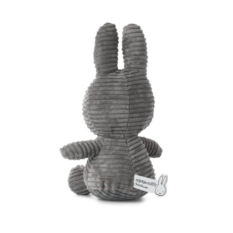 Miffy Corduroy Grey - 23 cm