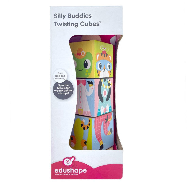 Edushape igračka Silly Buddies Twisting Cubes