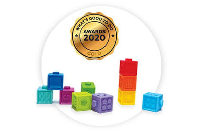 Edushape kocke Textured Pop Blocks