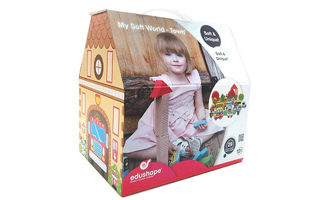 Edushape edukativne kocke My Soft World - Town Playbox