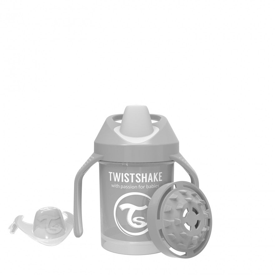 Twistshake Mini Cup 230ml 4+m Pastel Grey