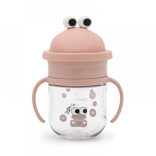 Noui Noui 360° Čašica za učiti piti Frog Cup® 250ml - Rose