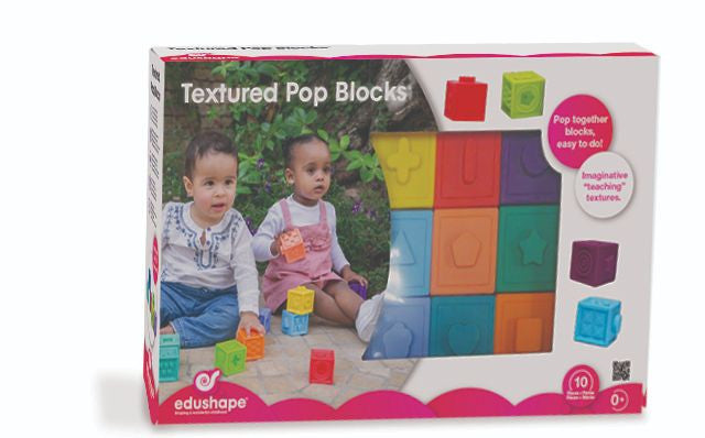 Edushape kocke Textured Pop Blocks