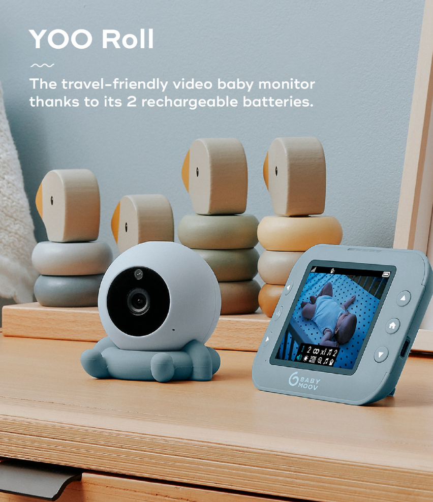 Babymoov video alarm Yoo Roll 3.5" - Zeleni