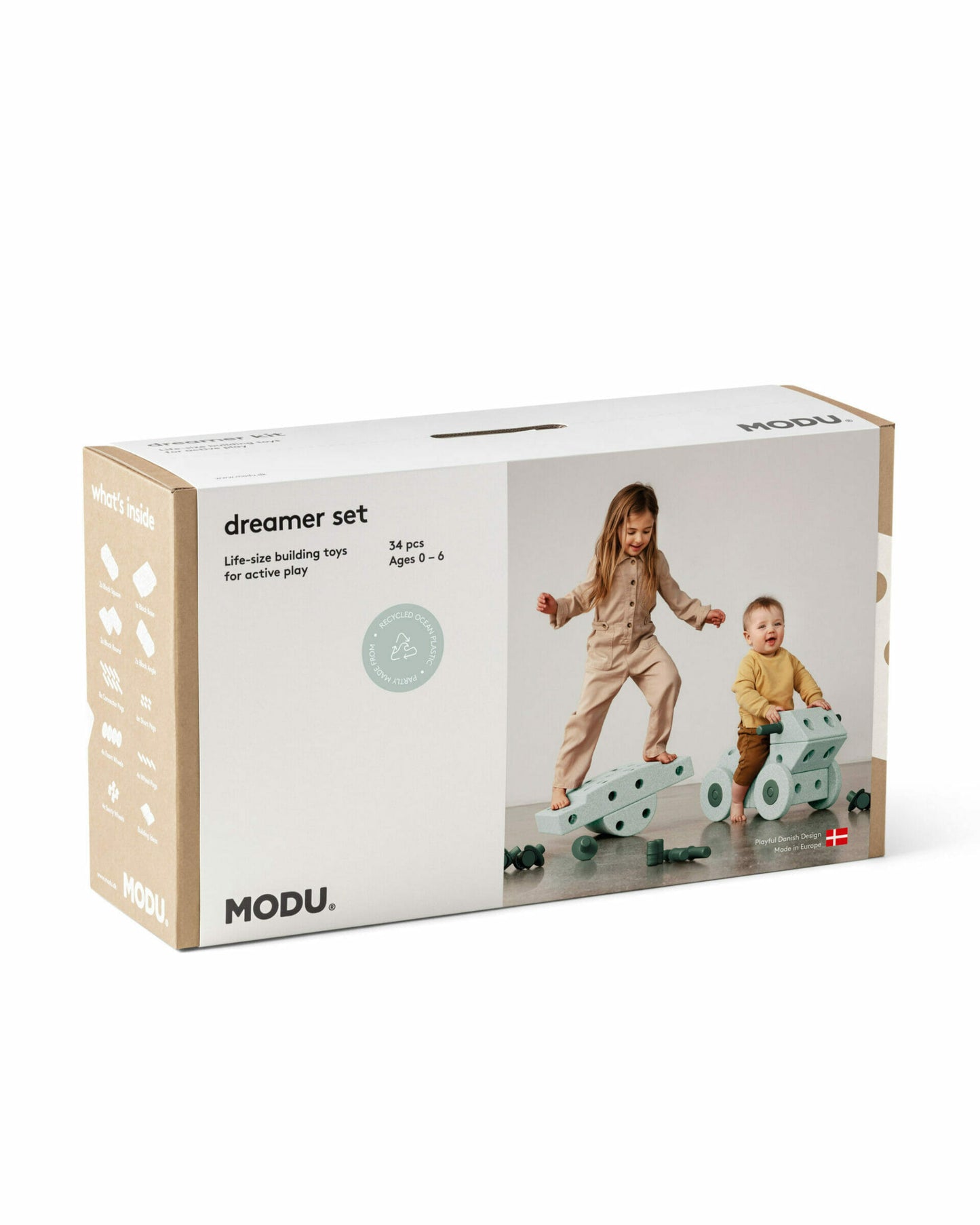 MODU Dreamer set, Ocean Mint/Forest Green