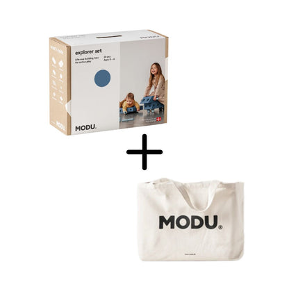 MODU Explorer set, Deep Blue/Sky Blue + GRATIS MODU putna torba