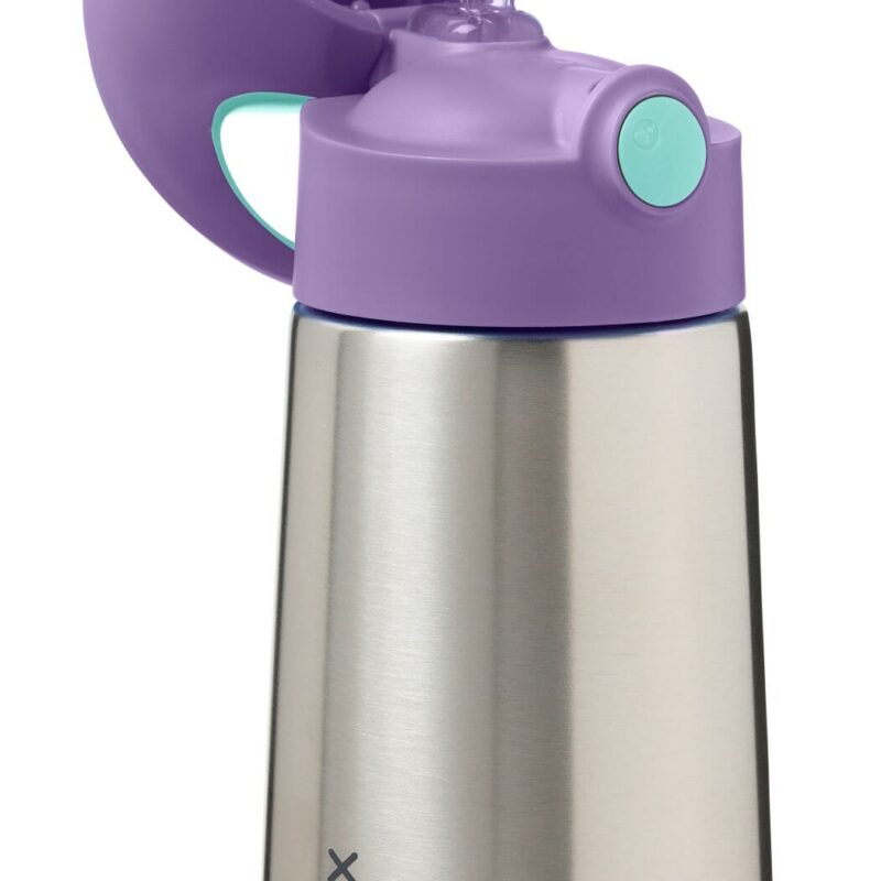 b.box Termo bočica sa slamkom, 350ml – lilac pop