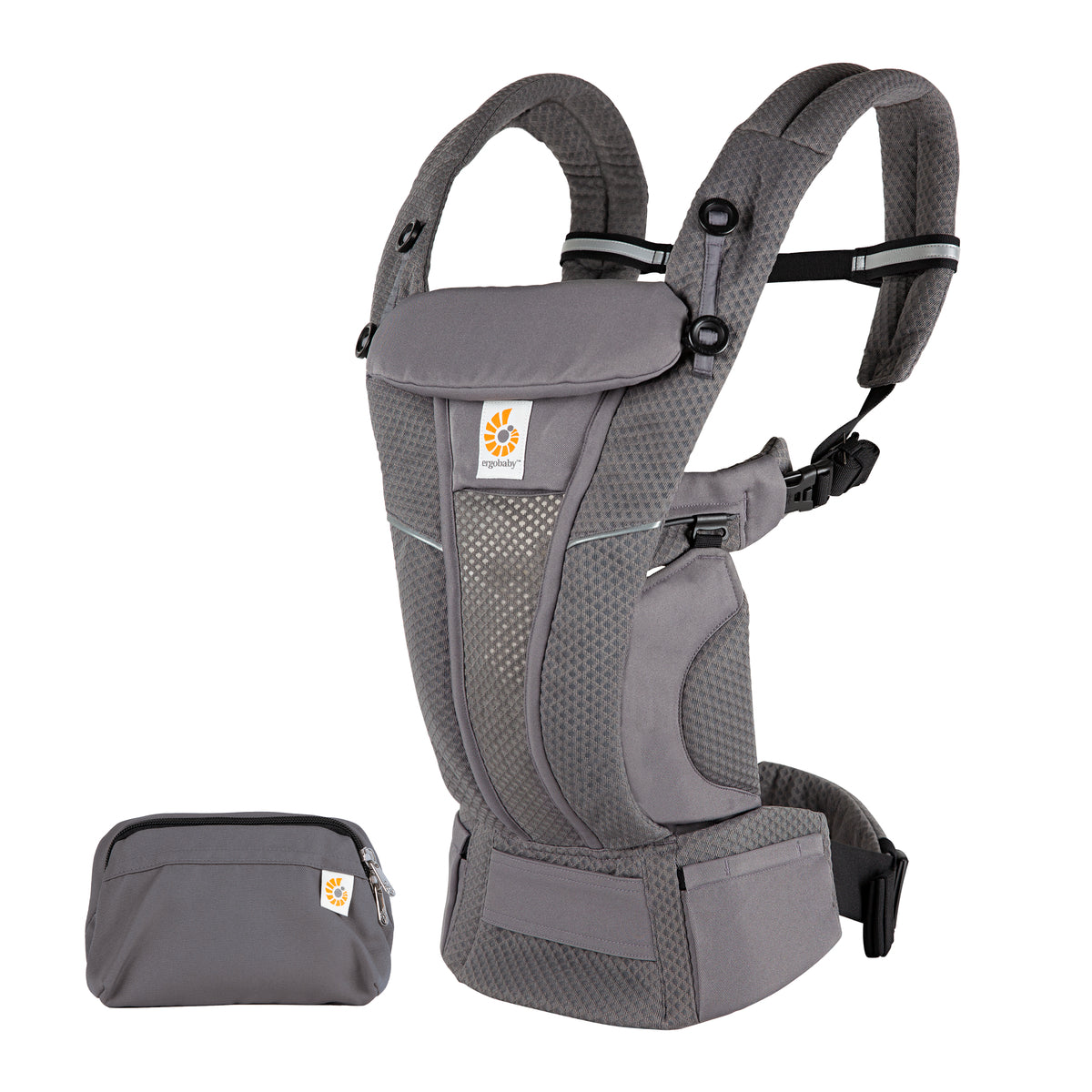 Ergobaby Omni Breeze nosiljka, Grafit siva