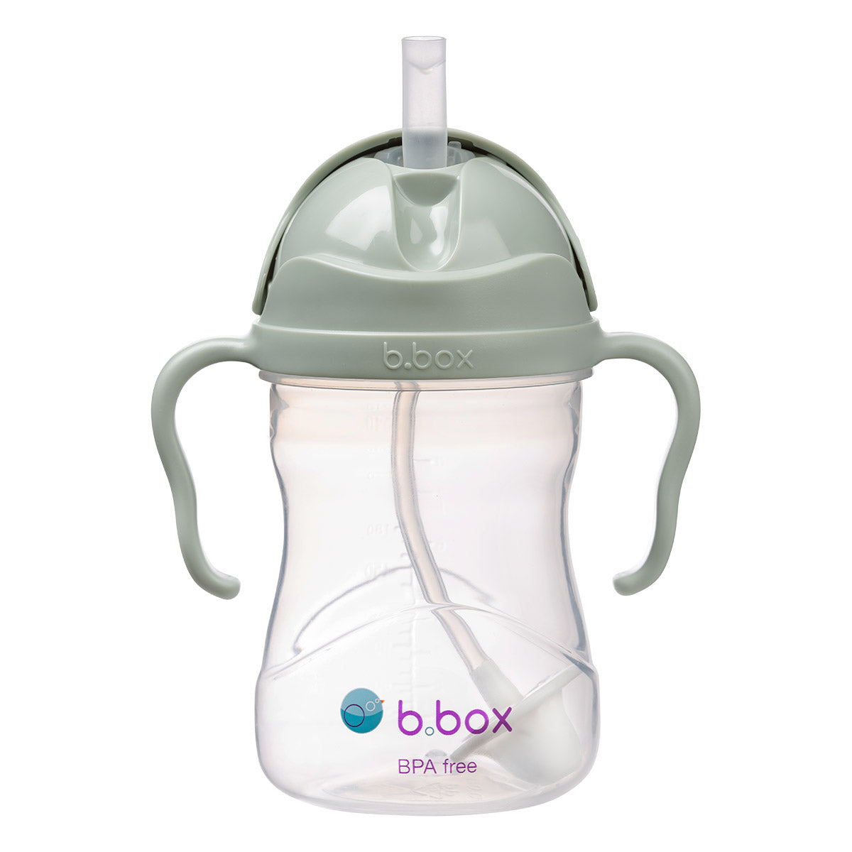 b.box Sippy cup bočica sa slamkom – sage