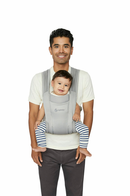 Ergobaby Embrace Soft Air Mesh nosiljka, Siva