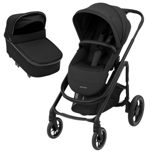 MAXI-COSI Kolica 2u1 PLAZA PLUS + Košara - Essential Black