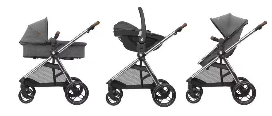 MAXI-COSI KOLICA 2u1 ZELIA3 LUXE + Košara - Twillic Grey