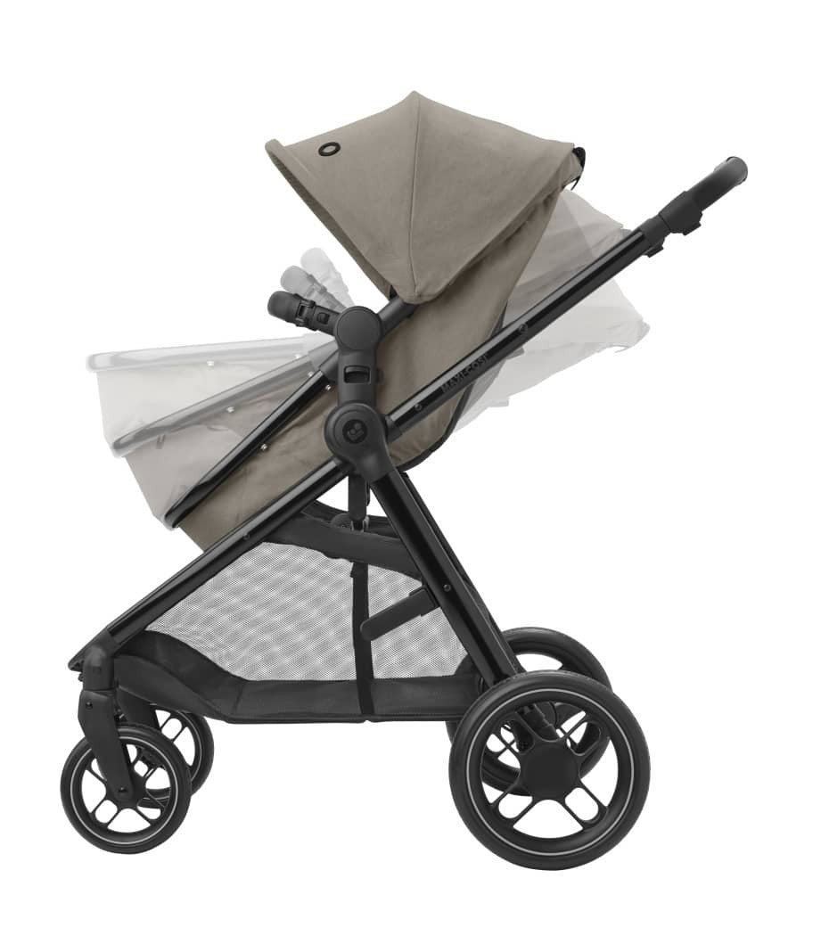 MAXI-COSI KOLICA 2u1 ZELIA3 LUXE + Košara - Twillic Truffle