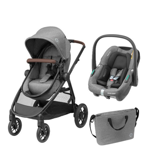 MAXI-COSI Kolica 3u1 ZELIA S TRIO + Košara + Autosjedalica - Grey