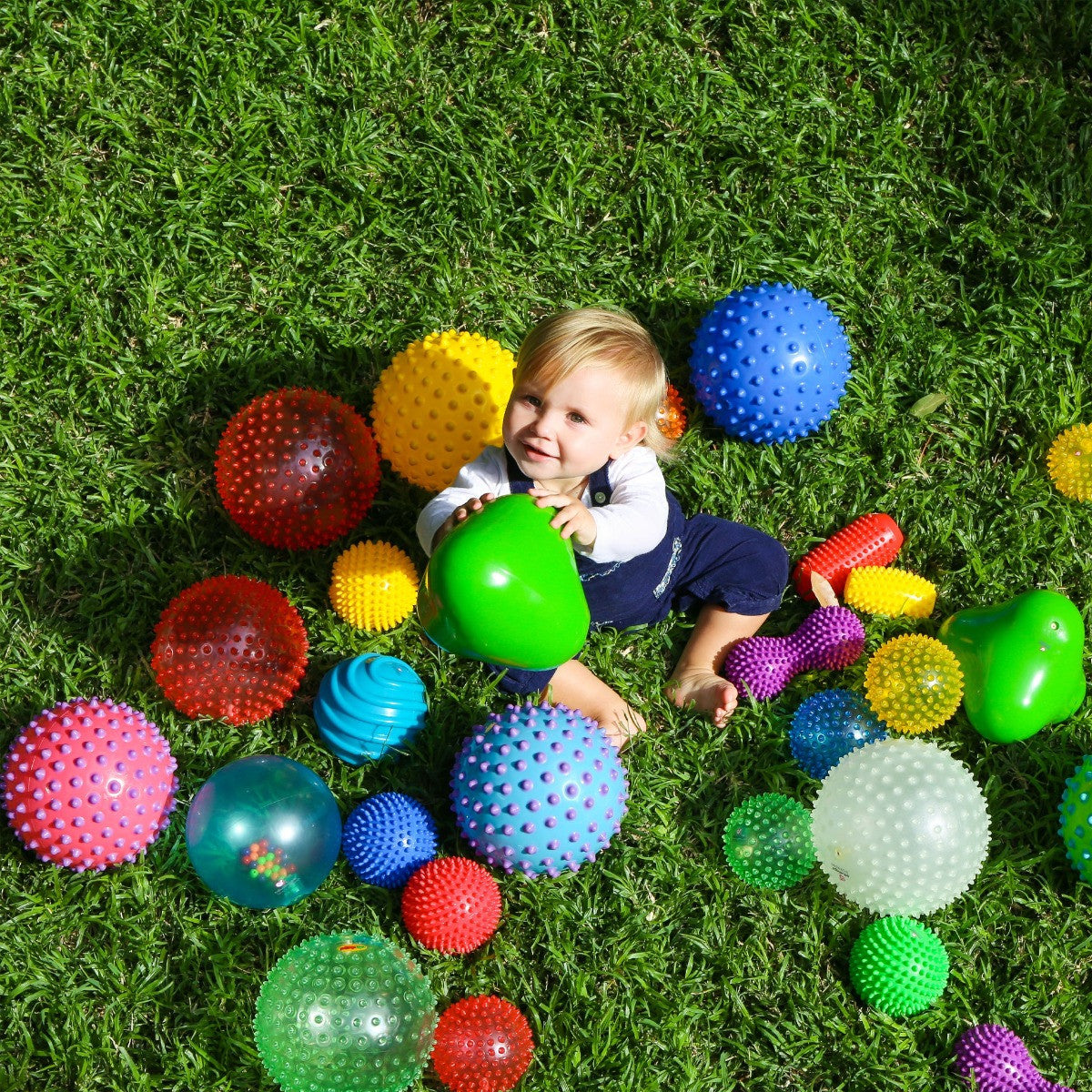 Edushape lopta The Original Sensory Balls See-Me - 4 kom