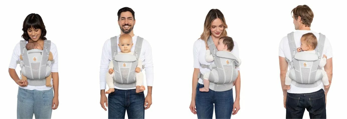 Ergobaby Omni Breeze nosiljka, Grafit siva