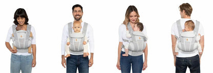 Ergobaby Omni Breeze nosiljka, Grafit siva