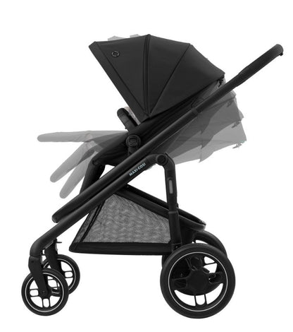 MAXI-COSI Kolica 2u1 PLAZA PLUS + Košara - Essential Black