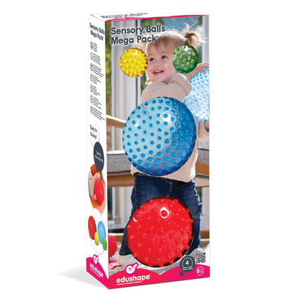 Edushape lopte The Original Sensory Balls Mega Pack - 10 i 18 cm