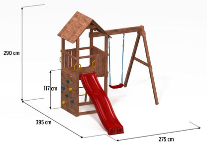 Set CAROL 2 - drvena dječja igrališta