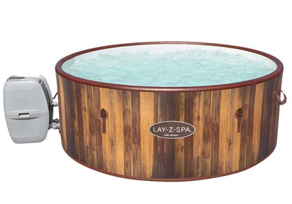 Jacuzzi na napuhavanje Bestway 180*66cm - detalj drvo